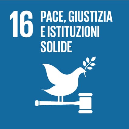 SDG 16 &ndash; Pace, Giustizia e Istituzioni solide